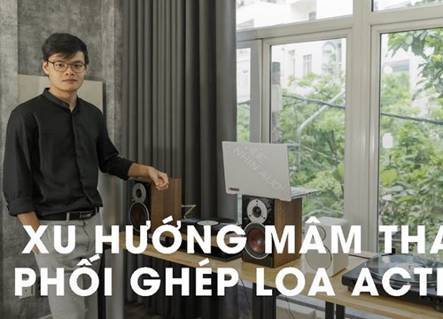 Mâm than Audio Technica - Xu hướng phối ghép cùng loa active