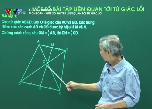 Thử sức với bài toán về tứ giác lồi