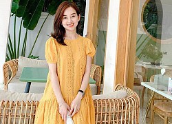 Quanh năm mặc kín đáo, Ly Kute hiếm hoi diện áo tắm cũng chọn style chuẩn tiểu thư