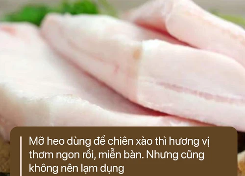 Chuyên gia Vũ Thế Thành: Bốc mỡ heo lên tới hàng "top ten" thực phẩm bổ dưỡng thì, xin lỗi, tôi không dám!