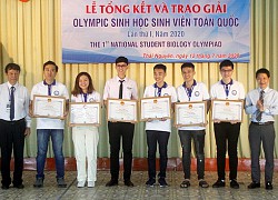 Trường ĐH Y Dược TP. HCM đoạt 5 giải Nhất cuộc thi Olympic Sinh học sinh viên toàn quốc