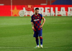 Messi thất vọng trong ngày Real nâng cao chức vô địch