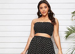 Nàng mũm mĩm vẫn diện đẹp crop-top