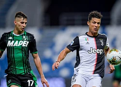 Cristiano Ronaldo đứt chuỗi 6 trận ghi bàn liên tiếp, Juventus hòa Sassuolo 3-3