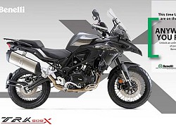 Xế chồm Benelli TRK 502 X trình làng: Thách thức đối thủ