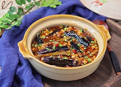 Ăn gì cũng thấy nhạt miệng, làm cà tím chưng thịt kiểu này cơm nấu bao nhiêu cũng không đủ