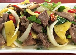 Cách làm món lưỡi bò xào dứa không hôi, mềm ngon hết ý
