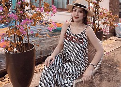 Em họ Hương Tràm bầu 6 tháng vẫn chăm diện bikini khoe dáng, đã nuột thì bụng to mấy cũng không làm khó được