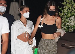 Hailey Bieber và Kendall Jenner khoe dáng