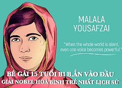 Malala Yousafzai - Bé gái 15 tuổi bị bắn vào đầu và giải Nobel Hòa bình trẻ nhất lịch sử
