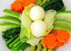 Mẹo hay giữ rau củ luôn có màu sắc tươi ngon sau khi luộc