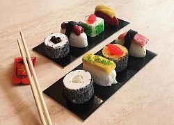 Món kem sushi độc lạ, khi thưởng thức nhất định phải dùng đũa mới sành điệu