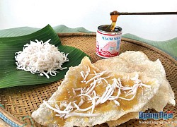 Ngọt ngào bánh tráng phết mạch nha