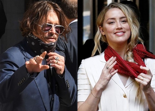 Amber Heard tố Johnny Depp từng đẩy Kate Moss ngã cầu thang