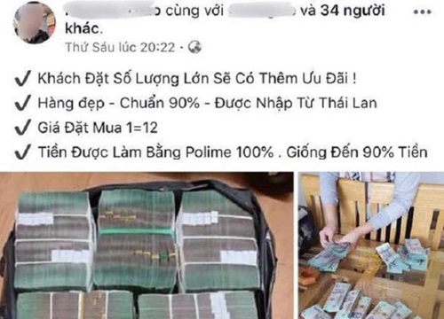 Cảnh giác mánh khóe lừa đảo mua bán tiền giả ở Tuyên Quang