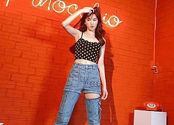 Loạt quần jeans độc lạ của Ngọc Trinh không phải ai cũng dám mặc