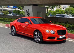 Sau 6 năm về nước, Bentley Continental GT V8 độc nhất Việt Nam lần đầu 'lột xác' với lớp áo cam