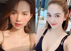 Gương mặt xinh đẹp, da trắng hồng nhưng Ngọc Trinh trông già chát khi dùng sai màu son