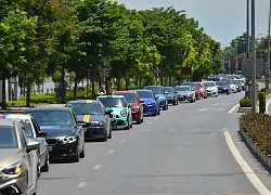 Hàng chục xe tranh tài trong giải đua ôtô thể thao GOC 2020