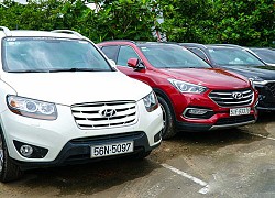 Hyundai SantaFe đời cũ độ thành xe phiên bản mới nhất