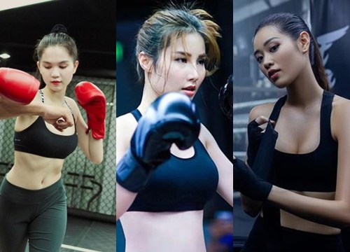 Loạt mỹ nhân Việt mê tập boxing để giảm cân, giữ dáng nóng bỏng