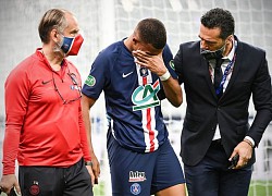 Mbappe bật khóc sau khi bị đối thủ vào bóng triệt hạ