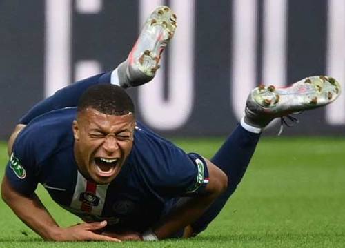 Mbappe chấn thương kinh hoàng: Vẹo mắt cá, PSG lo âu đấu Cúp C1