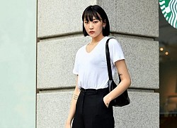 Muốn lên đồ đơn giản thoải mái mà vẫn cool và tôn dáng, bạn hãy xem ngay street style của giới trẻ Hàn tuần qua