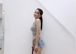 Ngán ngẩm mốt quần short jean khoe vòng 3 phản cảm của sao Việt