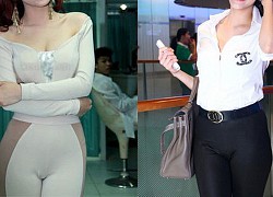 2020 rồi vẫn có người diện legging sáng màu với áo ngắn cũn, dân tình khó mà không &#8220;khẩu nghiệp&#8221;