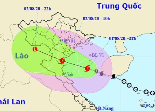 Bão số 2 suy yếu thành áp thấp, miền Bắc mưa to nhiều ngày tới