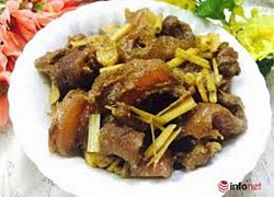 Bò kho gừng sả thơm lừng, đậm đà đưa cơm