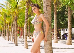 Hoa hậu Diễm Hương tung loạt ảnh bikini nóng bỏng