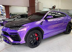 Lamborghini Urus từng thuộc sở hữu của Minh 'nhựa' lột xác với màu cực độc