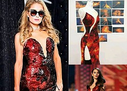 Sau 2 năm càn quét, váy núi lửa phun trào của Catriona Gray bất ngờ bị tố đạo nhái 'gái hư' Paris Hilton