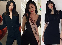 SNSD diện đồ nhóm rộn ràng dự tiệc sinh nhật Tiffany, dân tình phát sốt vì màn khoe vòng 1 cực nóng của Sooyoung