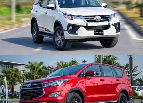 Triệu hồi hơn 700 xe Toyota Innova và Fortuner tại Việt Nam