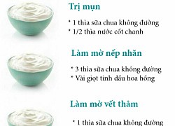 5 công thức mặt nạ sữa chua làm đẹp da