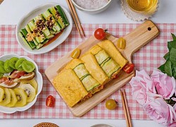 Bữa sáng nhanh gọn với món trứng cuộn thập cẩm đẹp mắt nhìn đã mê, ăn thử thì miễn chê