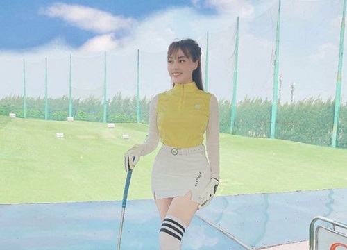 Trang phục của loạt sao Việt, hot girl khi chơi golf: Diễn viên hài Thu Trang kín như bưng; Âu Hà My gợi cảm