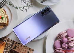 Trên tay Oppo Reno4 tím khói, thời trang hơn giá không đổi