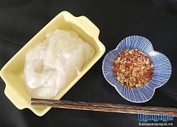 Bánh bột sắn dây - món ăn vặt tuổi thơ