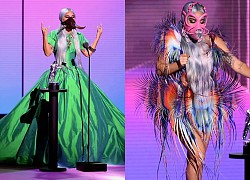 Lady Gaga đeo loạt mặt nạ biểu diễn và nhận giải VMAs