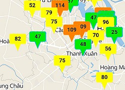 Chất lượng không khí nhiều nơi ở mức kém