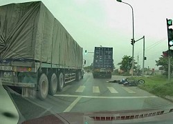 Truy tìm lái xe ô tô container gây tai nạn rồi bỏ chạy