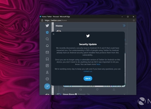 Twitter vá lỗ hổng bảo mật xâm nhập tin nhắn trên ứng dụng Android