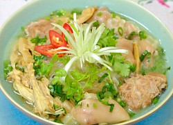 Cách nấu canh măng khô móng giò (sườn) thơm chuẩn vị đón Tết