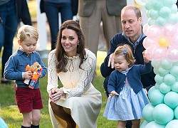 Máy ảnh phát hiện hành động lạ của vợ chồng Công nương Kate Middleton khi con hư nơi đông người