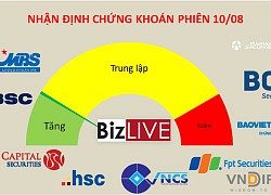 Nhận định chứng khoán 10/8: Rung lắc vẫn sẽ đến trong các phiên đầu tuần