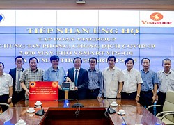 Vingroup trao tặng 1.700 máy thở xâm nhập và tài trợ hóa chất cho 56.000 xét nghiệm Covid-19